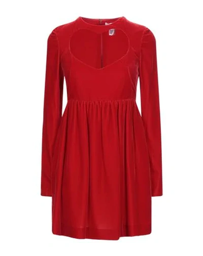 Shop Chloé Woman Mini Dress Red Size 4 Polyester