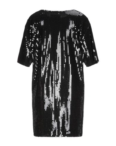 Shop Moschino Woman Mini Dress Black Size 10 Polyester, Elastane