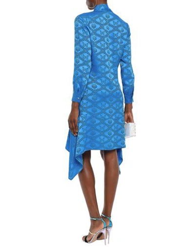 Shop Mary Katrantzou Short Dresses In Blue