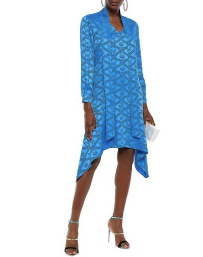 Shop Mary Katrantzou Short Dresses In Blue