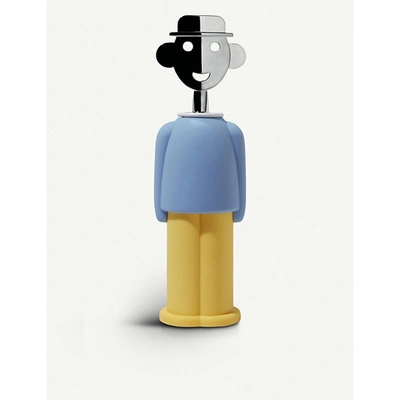 Shop Alessi Alessandro M. Corkscrew In Azzurro Chiaro