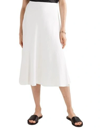 Shop Theory 3/4 Length Skirts In Ivory