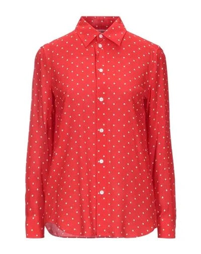 Shop Celine Shirts In Red