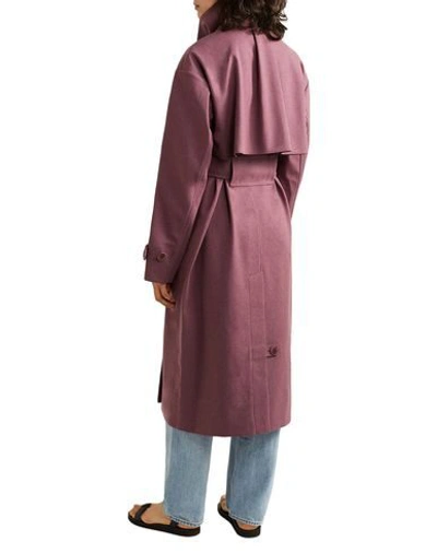 Shop Tibi Coats In Mauve