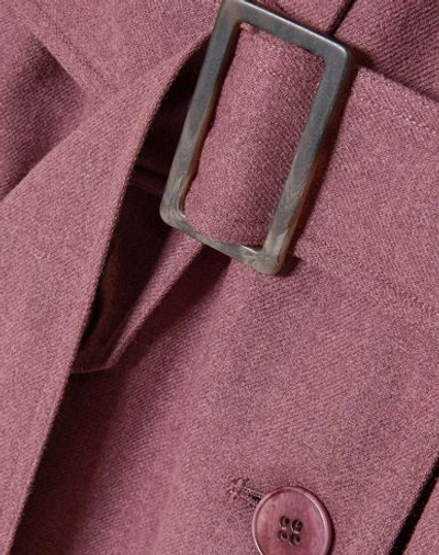 Shop Tibi Coats In Mauve