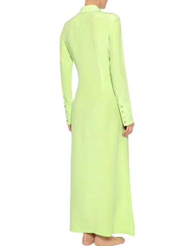 Shop Olivia Von Halle Nightgowns In Acid Green