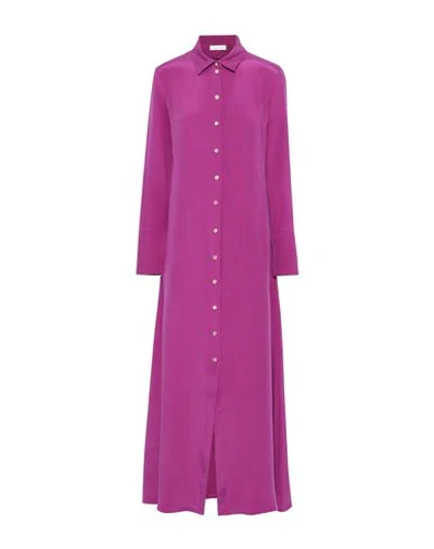 Shop Olivia Von Halle Nightgowns In Fuchsia