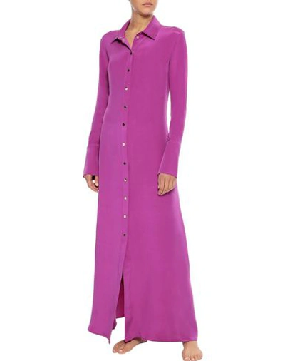 Shop Olivia Von Halle Nightgowns In Fuchsia