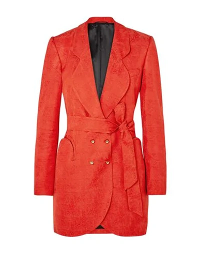 Shop Blazé Milano Sartorial Jacket In Red