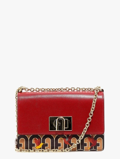 Shop Furla Shoulder Bag In Red