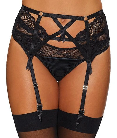 Shop Dita Von Teese Madame X Garter Belt In Black