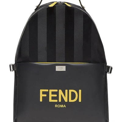 Shop Fendi Essential Backpack In Noir