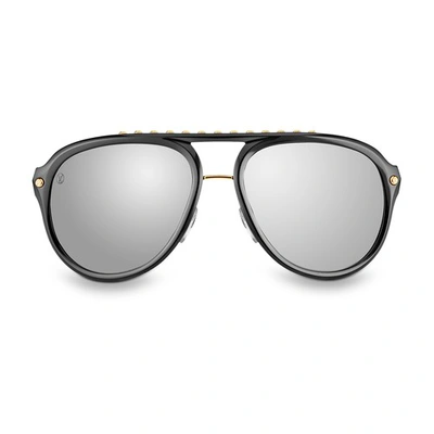 Shop Louis Vuitton Serpico Sunglasses In Black