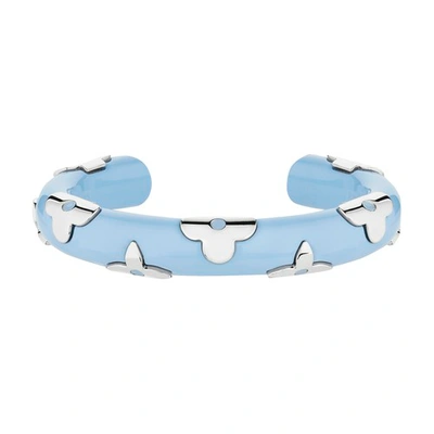 Shop Louis Vuitton Daily Monogram Bracelet In Bleu Azur