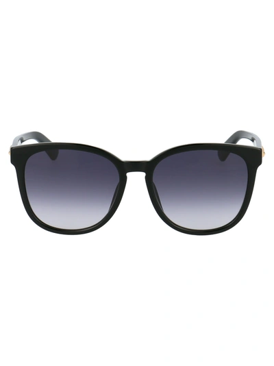 Shop Moschino Mos074/f/s Sunglasses In 8079o Black