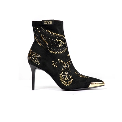 Shop Versace Jeans Couture Boots In Nero