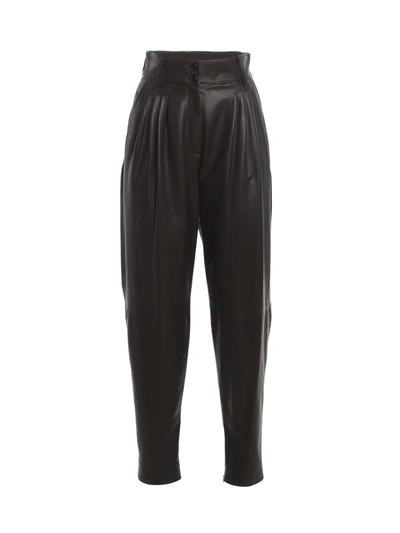 Shop Dolce & Gabbana Trousers In Marrone Scuro