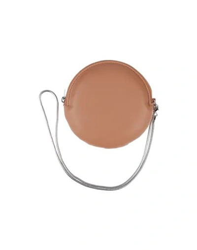 Shop Mm6 Maison Margiela Coin Purses In Camel