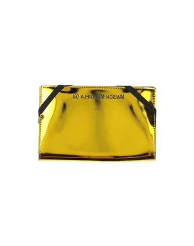 Shop Mm6 Maison Margiela Wallets In Gold