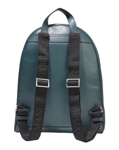Shop Emporio Armani Backpacks In Lead