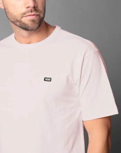 Shop Vans Mn Off The Wall Classic Ss Man T-shirt Light Pink Size S Cotton