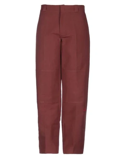 Shop Raf Simons Pants In Brown