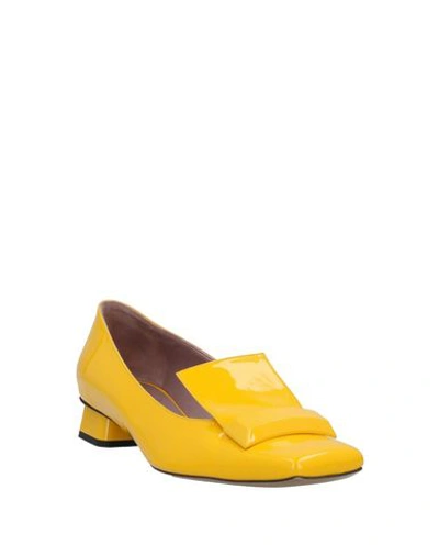 Shop Rayne Woman Loafers Yellow Size 6 Soft Leather