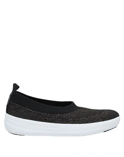 Shop Fitflop Woman Sneakers Black Size 6 Textile Fibers