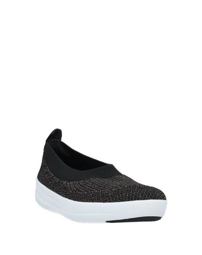 Fitflop Woman Sneakers Black Size 6 Textile Fibers In Black