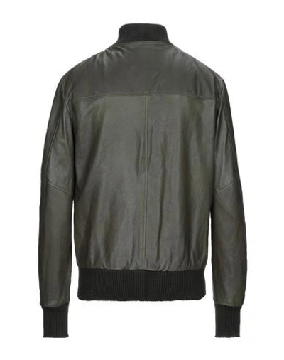 Shop Giorgio Brato Jackets In Dark Green