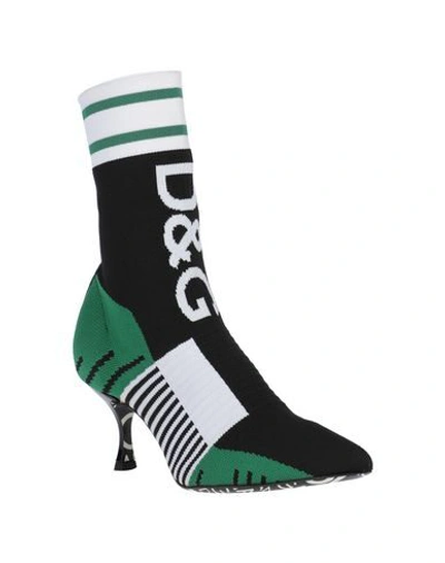 Dolce & Gabbana Ankle Boots In Green