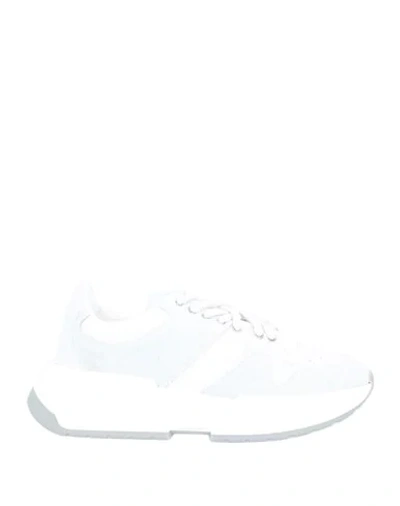 Shop Mm6 Maison Margiela Sneakers In Light Grey