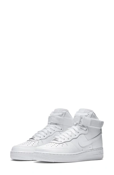 Shop Nike Air Force 1 High Top Sneaker In White/ White/ White