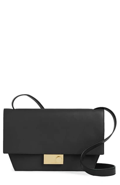 Shop Allsaints Harley Leather Crossbody Bag In Black