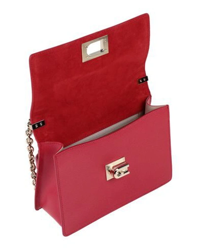 Shop Furla Handbags In Garnet