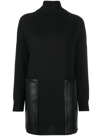 Shop Junya Watanabe Wool Sweater In Black