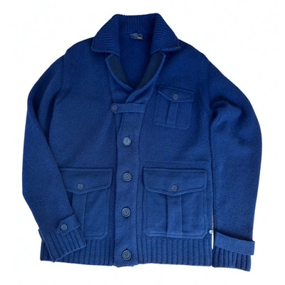 Pre-owned Fendi Blue Wool Jacket