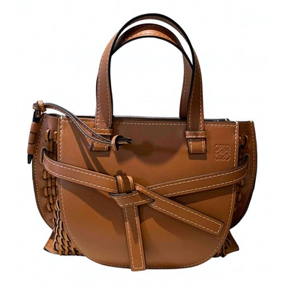 Pre-owned Loewe Gate Top Handle Leather Handbag