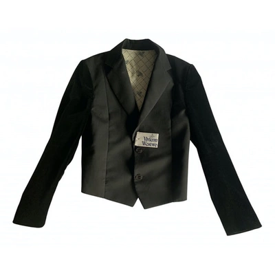Pre-owned Vivienne Westwood Black Velvet Jacket
