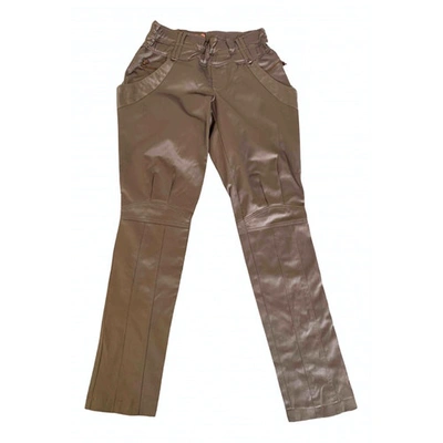 Pre-owned Manning Cartell Trousers In Brown