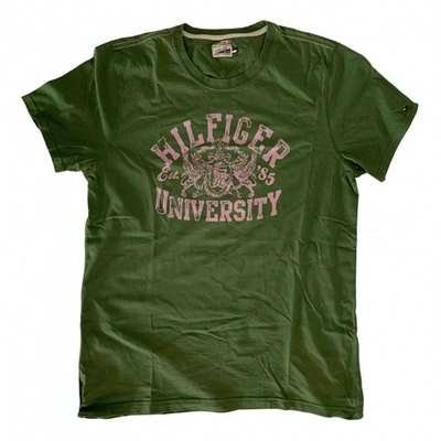 Pre-owned Tommy Hilfiger Green Cotton T-shirts