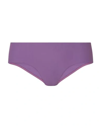 Shop Matteau Bikini Bottoms In Purple