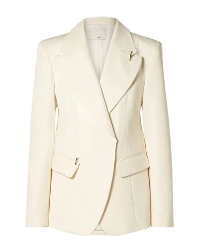 Shop Tibi Suit Jackets In Ivory