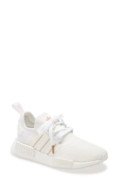 Shop Adidas Originals Nmd R1 Sneaker In White/ Copper/ White