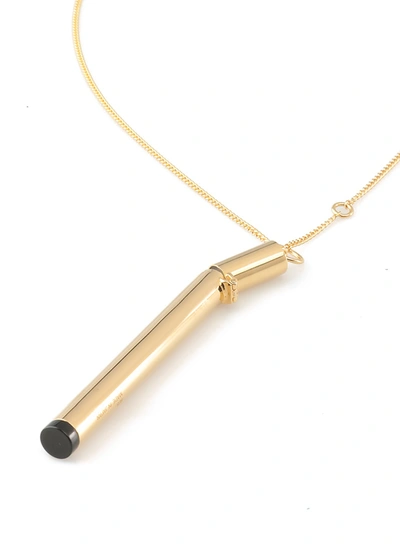 Shop Ambush Cig Case Necklace In Gold Black