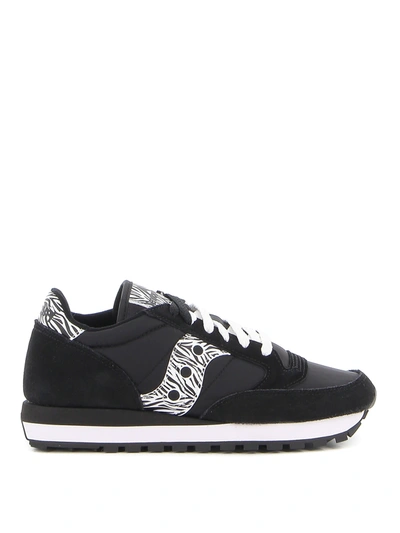 Shop Saucony Jazz Original Animalier Details Sneakers In Black