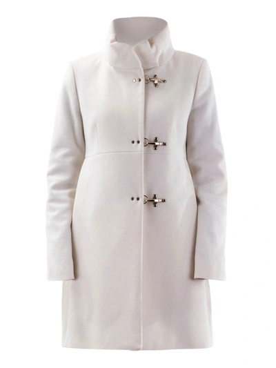 Shop Fay Romantic Coat In White