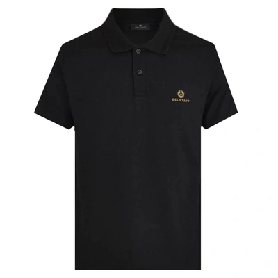 Shop Belstaff Short Sleeve Polo In Black