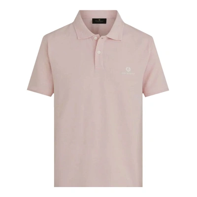 Shop Belstaff Short Sleeve Polo In Pink