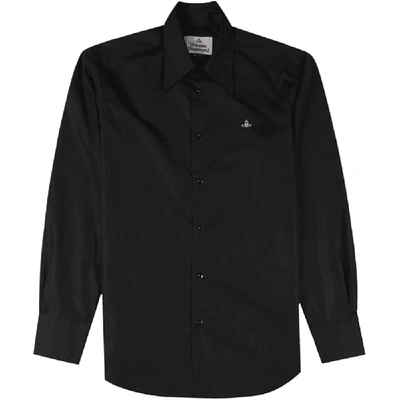Shop Vivienne Westwood Single Button Shirt In Black